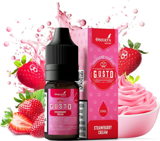 Omerta Omerta Έτοιμα Υγρά Αναπλήρωσης Strawberry Cream 6mg 10ml
