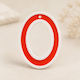 Acrylic Element Circle Oval 38x60mm 2pcs 23-18