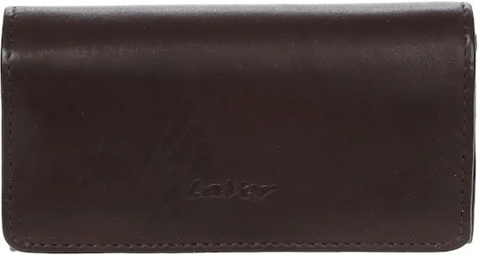 Lavor Lavor Tabaktasche aus Künstliches Leder mit Magnetverschluss 13,5x7cm Braune Tabaktasche