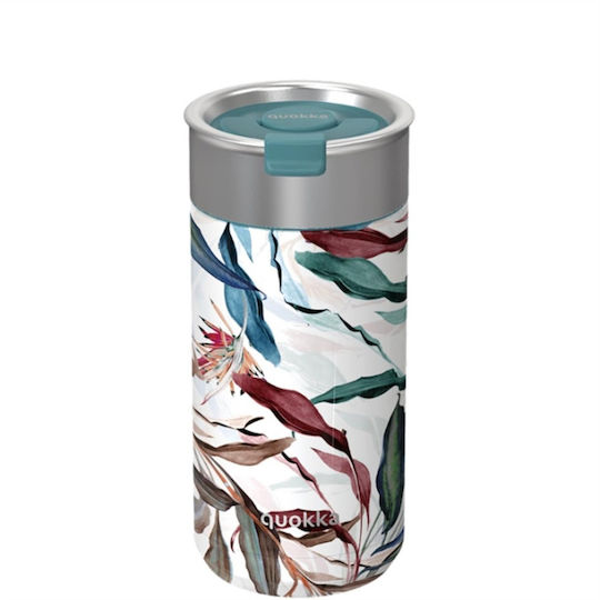 Quokka Ποτήρι Θερμός Ανοξείδωτο 400ml Boost Bouquet
