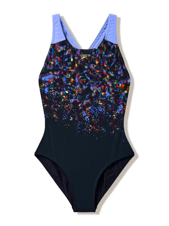 Speedo Splashback Детски бански Цял Лилав