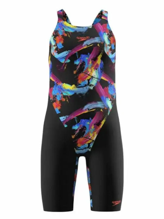 Speedo Fastskin Детски бански Jammer Черен