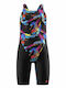 Speedo Fastskin Детски бански Jammer Черен