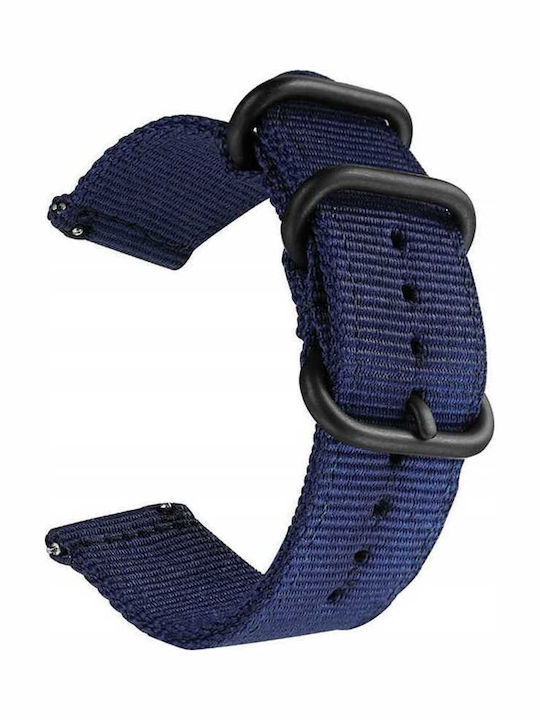 Spacecase Spacecase Stoffarmband Nato Blau 18mm