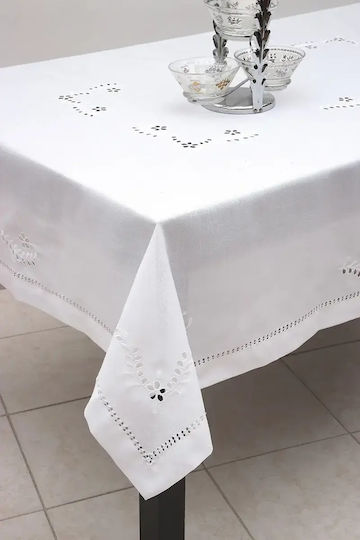 Ilis Home Τραπεζομάντηλο Κοφτό Λευκό 40x170εκ. Ilis Home Τραπεζομάντηλο Κοφτό Λευκό 40x170εκ.