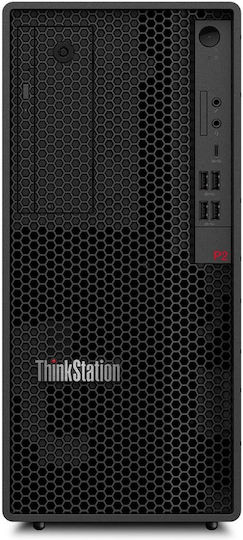Lenovo Thinkstation P2 Tower Gen2 Desktop PC (Ultra 9-285/64GB DDR5/1TB SSD/W11 Pro) με Πληκτρολόγιο (GR)
