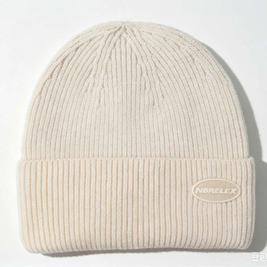 Beanie Unisex Strickmütze in Beige Farbe