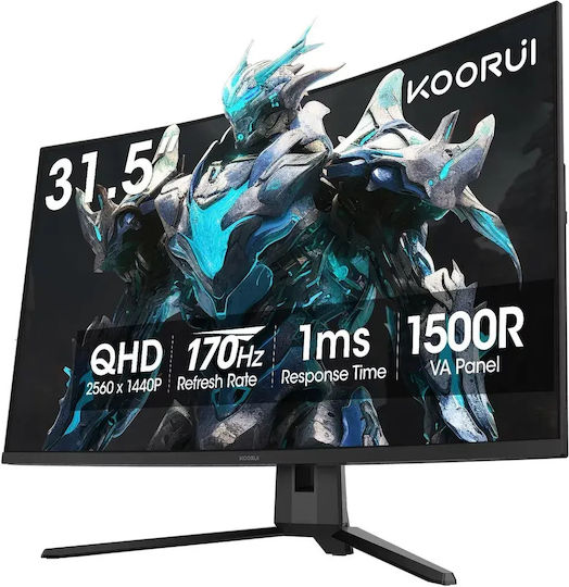 32E6QC VA HDR Curved Gaming Monitor 31.5" QHD 2560x1440 170Hz
