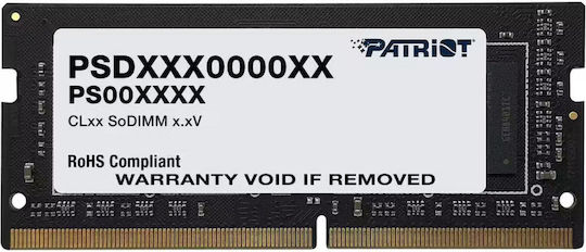 Patriot DDR4 με Module 1x8GB και Ταχύτητα 3200 για Laptop