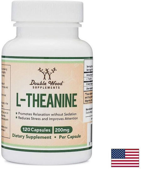 L-теанин L-теанин X 120 капсули Double Wood
