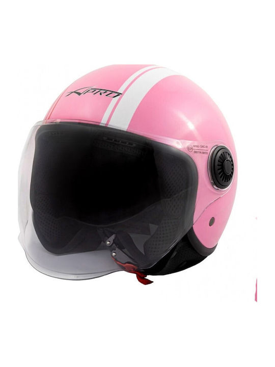 A-Pro Medley Pink Motorcycle Helmet Jet ECE 22....