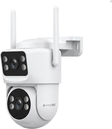 Kruger & Matz C120 IP Камера за Видеонаблюдение Wi-Fi 4+4MP Водоустойчива с Двупосочна Комуникация