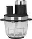 Kraft & Dele Mini Tocatoare Multi 1800W cu Recipient 3.8lt Negru