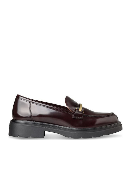 Envie Shoes Women's Loafers in Red Colour
