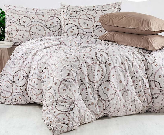 MayHome MayHome Coverlet Set Single Cotton Geometric 160x240cm