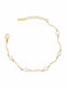 Awear Women's Chain Bracelet with Pearls 17cm