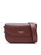 Leder Damen Handtasche Crossbody Schulter Wildleder Burgundisch