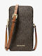 Women's Mobile Phone Pouch Set Brown / Tan