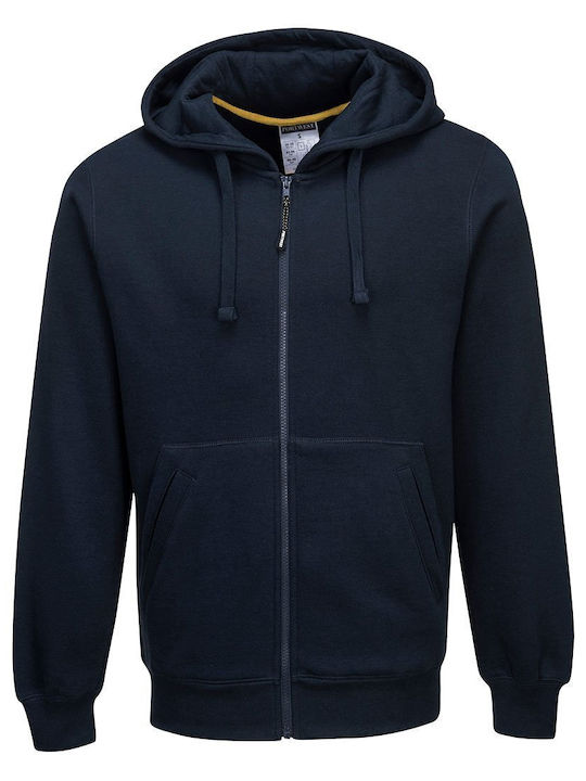 Nickel Hoodie Zipper 350 G Size Xl Navy Blue