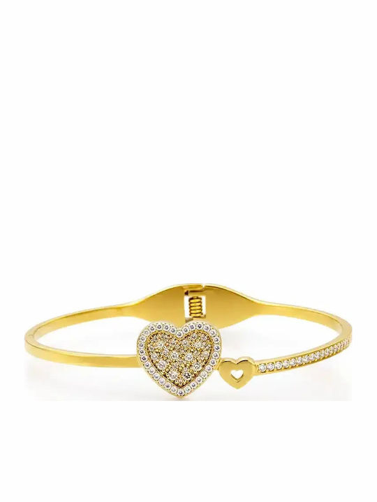 Nire Damentäuber Armband Handschellen mit Herz-Design