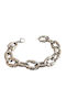 Kalliopi Silver Γυναικείο Βραχιόλι από Ατσάλι 20cm