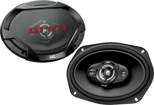 JVC Autolautsprecher Set Koaxial 6x9 Zoll mit 90W RMS (4 Weg)