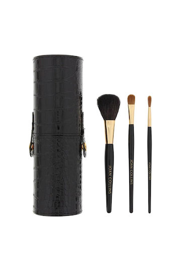 Joan Collins Set Cu Pensule De Machiaj Pentru Blush 3 Bucăți