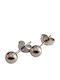 Kalliopi Silver Ohrringe Stecknadelverschluss aus Stahl