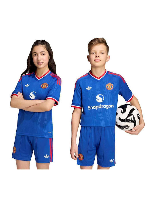 adidas Παιδική Μπλούζα Κοντομάνικη Royal Mufc A...