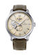 Orient Star Contemporary Men's Battery Watch with Green Leather Strap