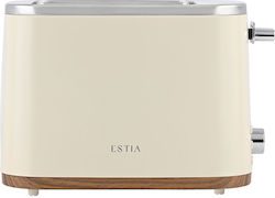 Estia Pure Cream Toaster 2-Slot 800W