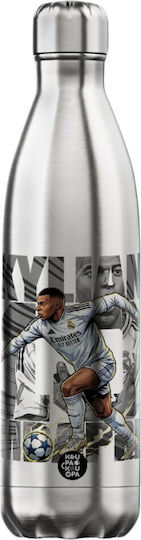 Koupakoupa Kylian Mbappe France Stainless Steel Kids Water Bottle Silver 750ml