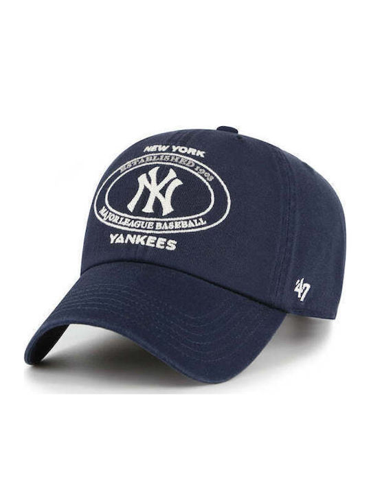 Mlb New York Yankees Circle Tone ’47 Clean Up Navy Adjustable Hat