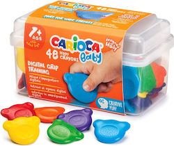 Carioca Baby Teddy Wachsmalstifte 1+ 48er Pack ...