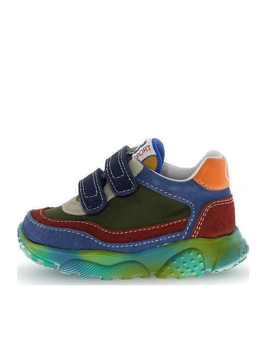 Kids Sneakers Anatomic with Hoop & Loop Closure Khaki