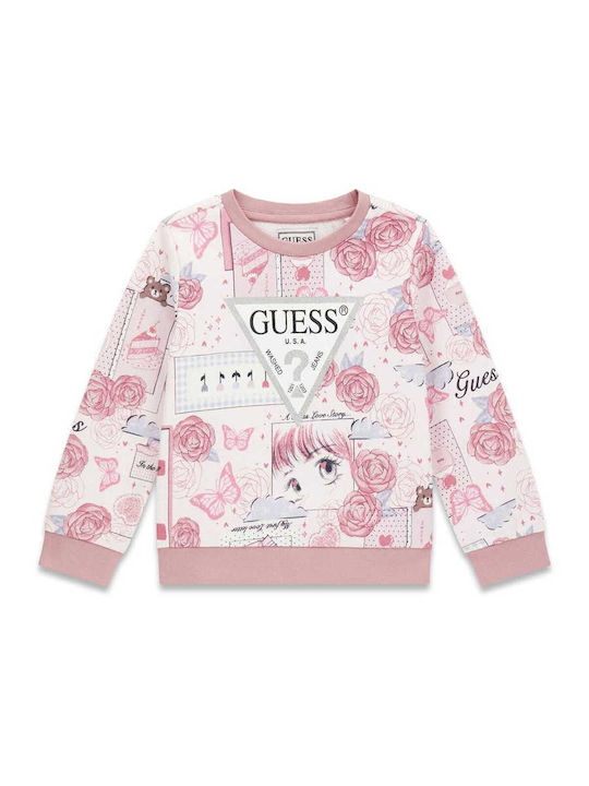 Guess Kinder-Sweatshirt Rosa