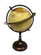 Braune Metallische Weltkugel Mit Ring Basis 30cm