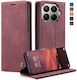Caseme 013 Xiaomi 17t 5g Retro Leather Book Cas...
