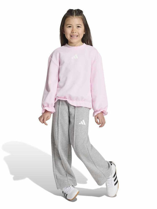 adidas Seasonals Kids Sweatpants Set Pink