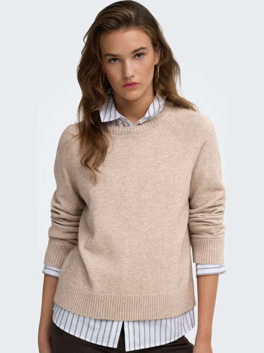 Only Damen Bluse Beige