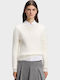 Women's Woolen Sweater Ecru