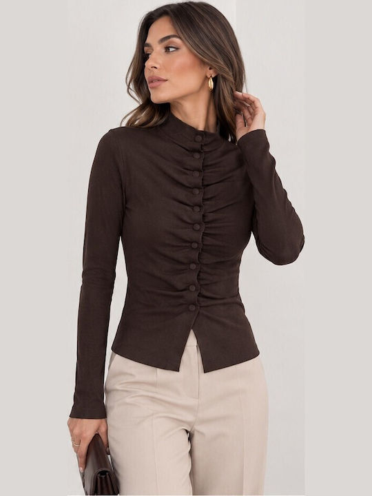 Eluna Blouse Chocolate