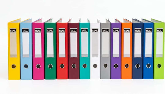 Skag Arc Ring Binders for Paper A4 Systems 10 Pieces (Miscellaneous Colours)