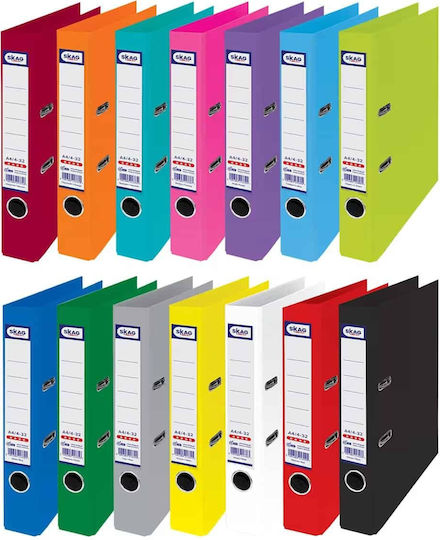 Skag Arc Ring Binders for Paper A4 Economy P.P 10 Pieces (Various Colours)