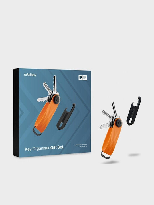 Orbitkey Ключодържател Подредба Active Plus Мултиинструмент V2 Подредба Оранжев
