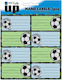 Ετικέτες Τετραδίων 16τμχ Football Club