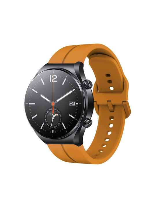Xiaomi Mi Watch S1 22mm Silikon Tragbare Bänder Bernstein Gelb