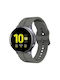Samsung Galaxy Watch Active 2 44mm 20mm Силиконова Каишка За Часовник Тъмносивa
