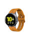 Samsung Galaxy Watch Active 2 40mm 20mm Loop Silicone Watch Band Amber Yellow