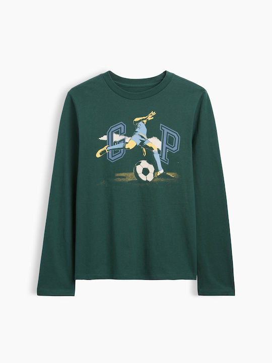 GAP Kids Long-sleeved Blouse Deep Hunter
